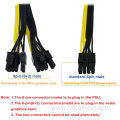 Male to Dual 8Pin GPU Computer power cable